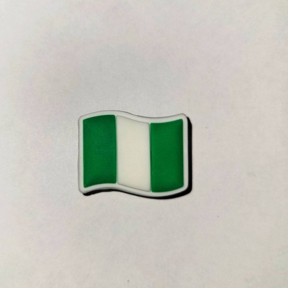 Nigeria Flag Jibbitz Shoe Charm